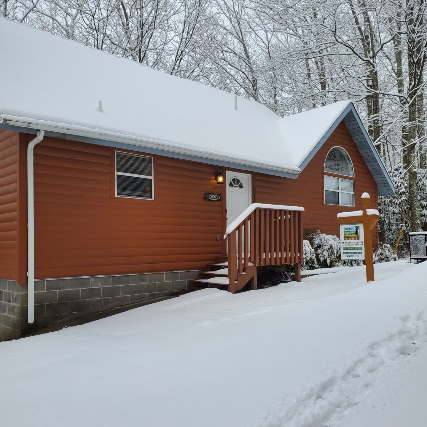 Cabin in winter